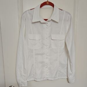 Together White Casual Shirt